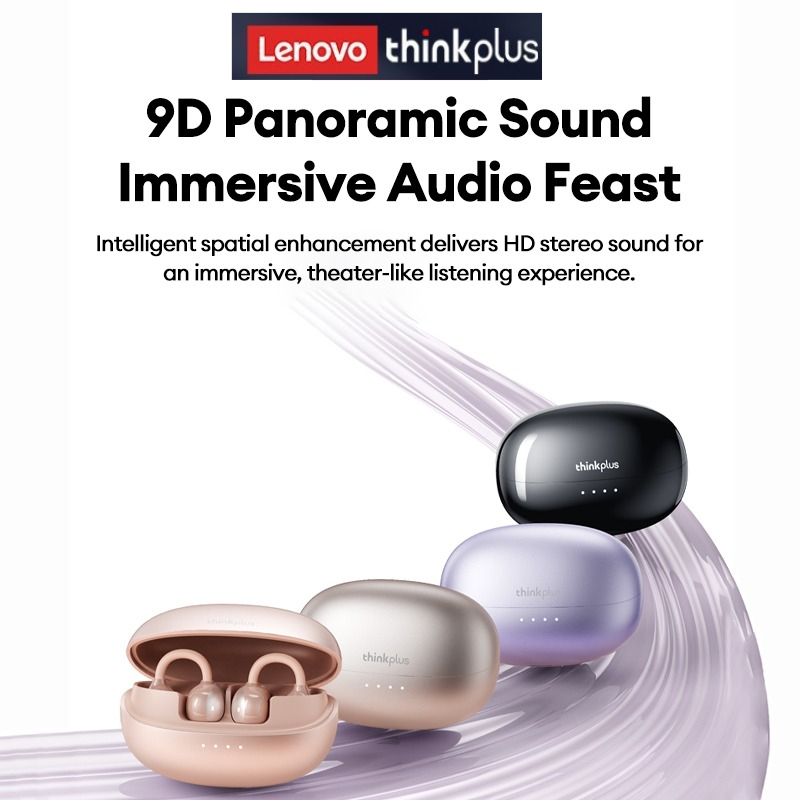 Type C Wired Earphones With Mic - Original Lenovo Thinkplus LK6 Wireless Headphones
