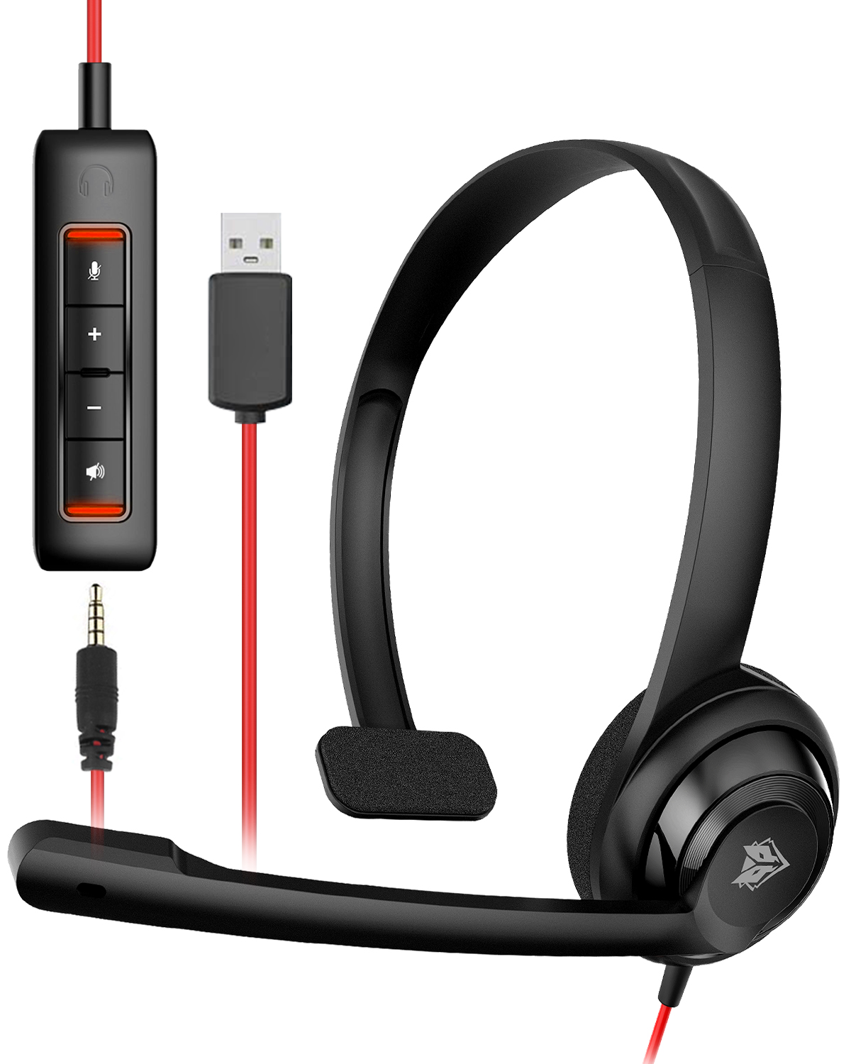 Type C Wired Earphones With Mic - NUBWO HW02 USB Headset with Mic