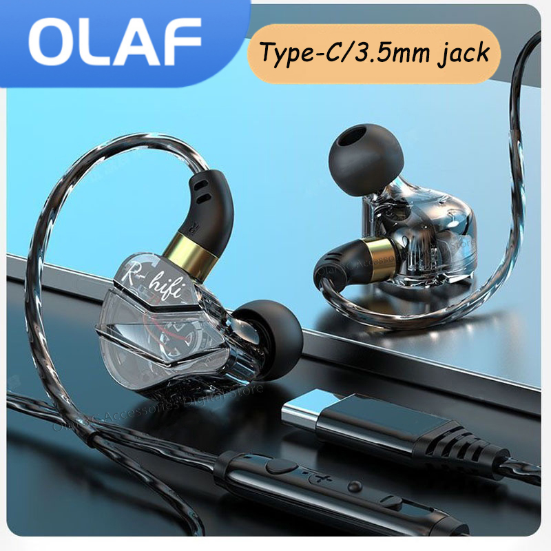 In Ear Monitors For Singers - OLAF Gaming Headset Wired Earphones 3.5mm