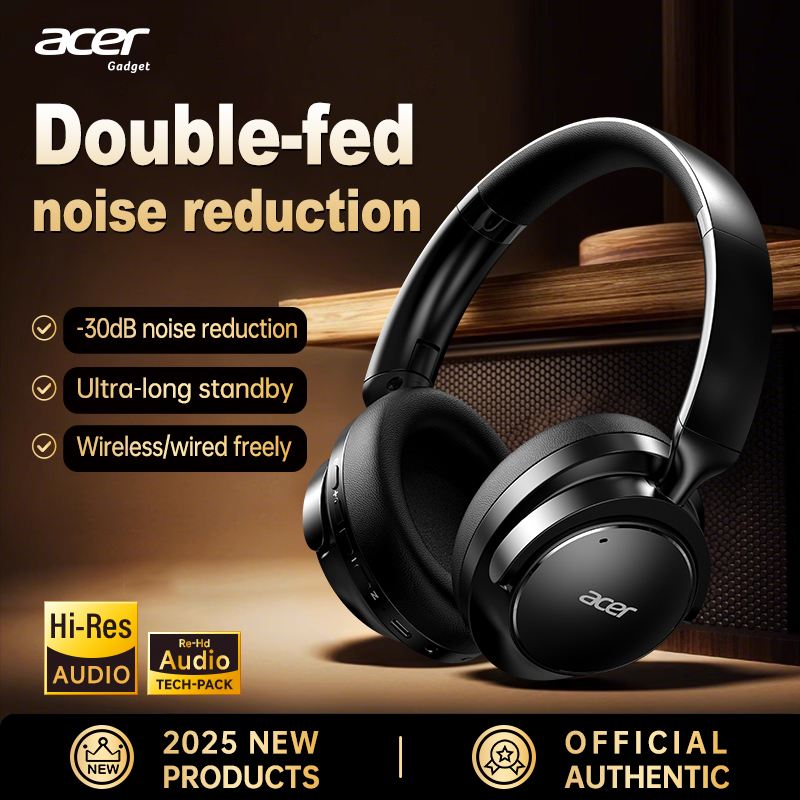 Acer Ohr560 Over-Ear Wireless  - Anc Wireless Over Ear Headphones ulasan dan harga