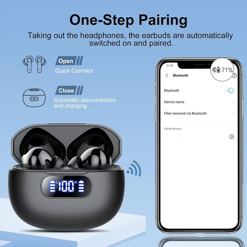 BT 5.4 Stereo Wireless Earbuds - Bone Conduction Running Headphones ulasan dan harga