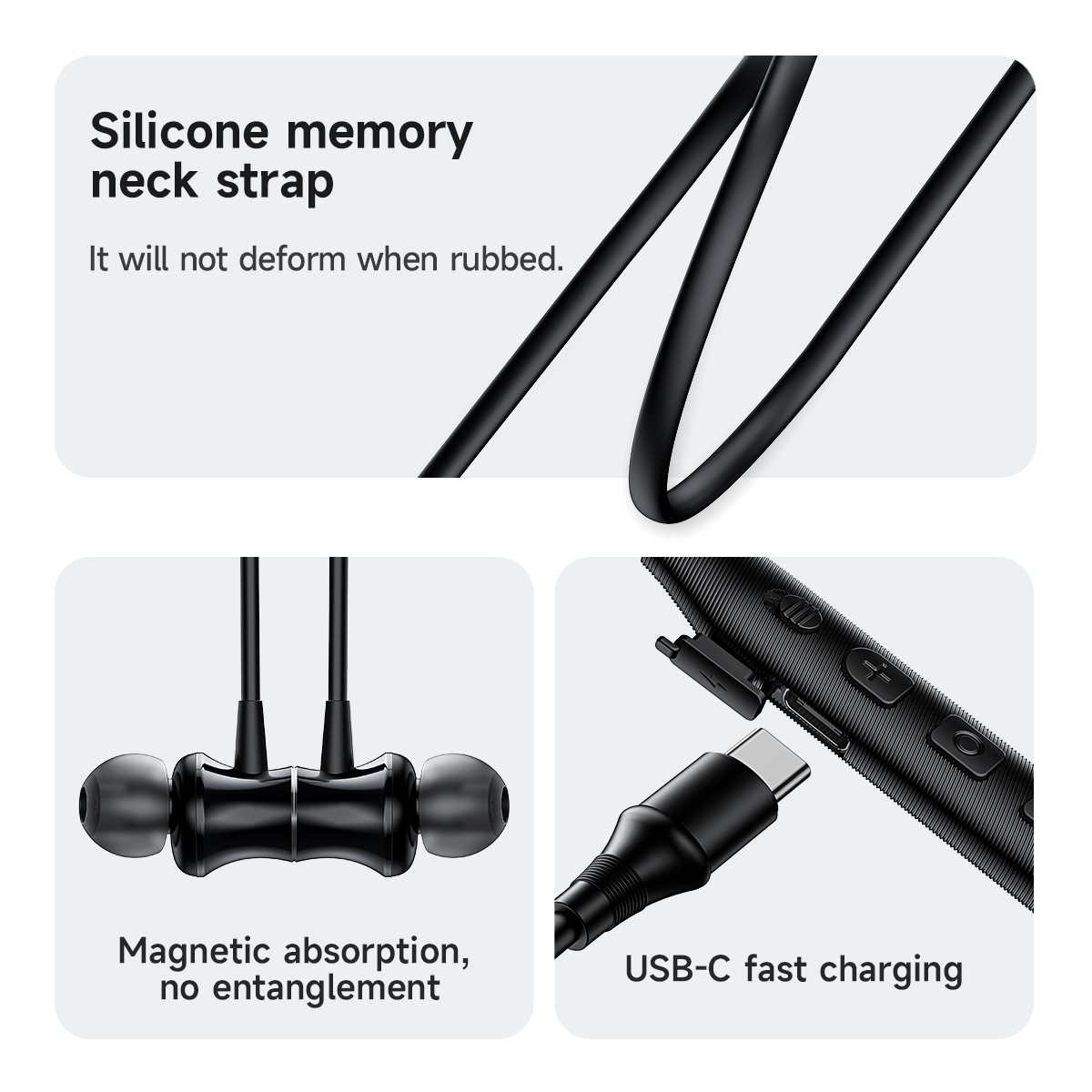 HOCO Neckband Wireless Bluetoo - Magnetic Neckband Sports Earphones ulasan dan harga