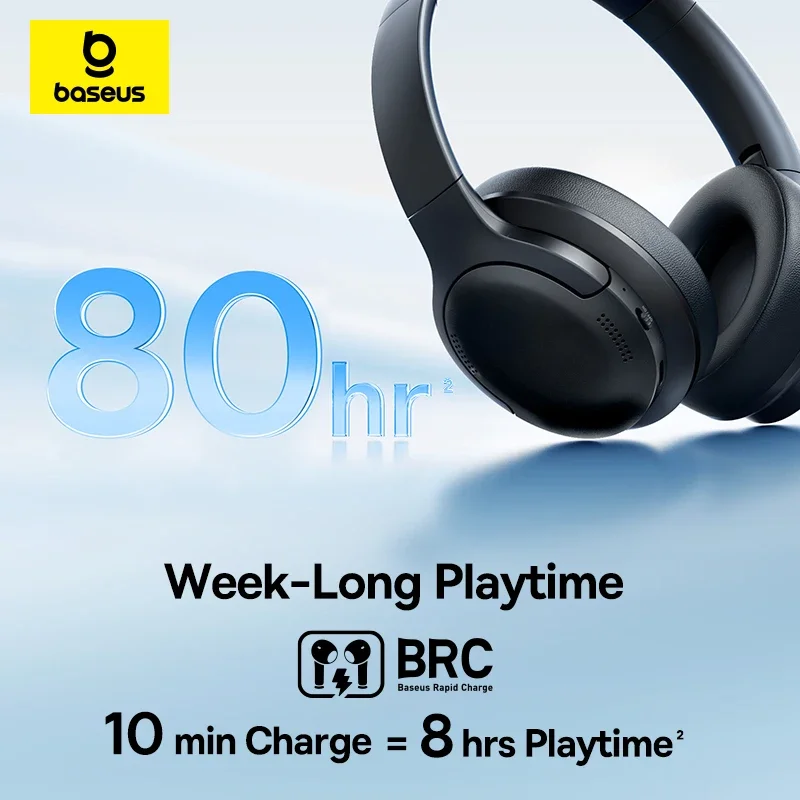 Baseus BH1 Lite ENC Wireless H - Anc Wireless Over Ear Headphones ulasan dan harga