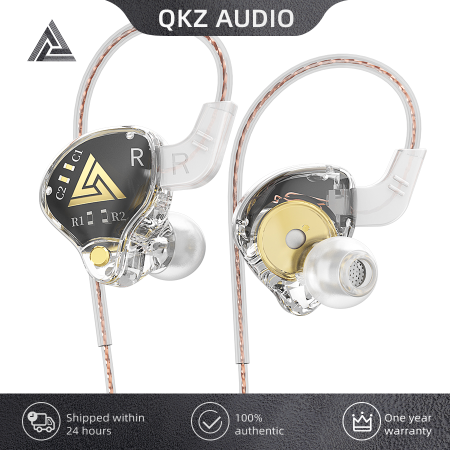 Original QKZ AKX Wired Earphon - In Ear Monitors For Singers ulasan dan harga