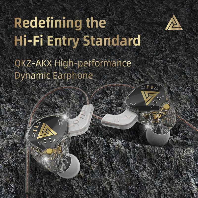 Original QKZ AKX Wired Earphon - In Ear Monitors For Singers ulasan dan harga