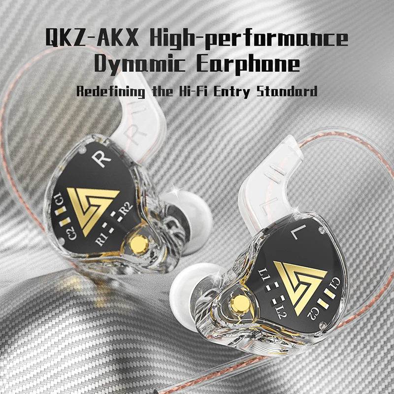 Original QKZ AKX Wired Earphon - In Ear Monitors For Singers ulasan dan harga