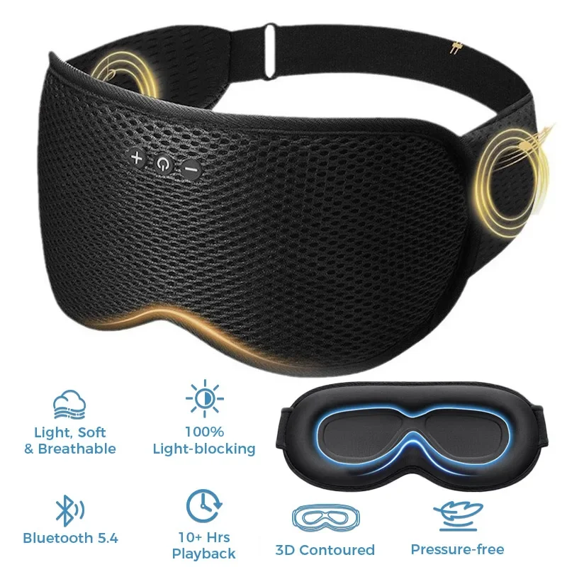 Bluetooth Wireless Sleeping He - Sleep Mask Headphones Bluetooth ulasan dan harga
