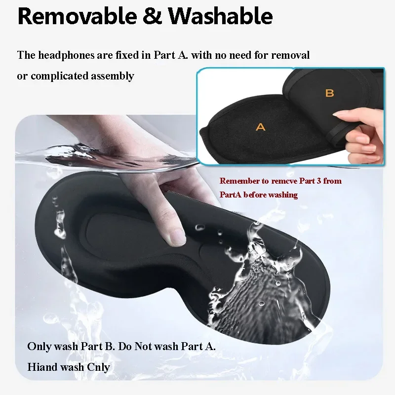 Bluetooth Wireless Sleeping He - Sleep Mask Headphones Bluetooth ulasan dan harga