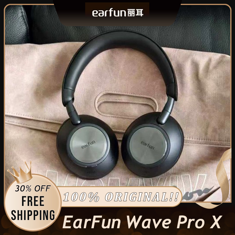 Brand New EarFun Wave Pro X Fl - Anc Wireless Over Ear Headphones ulasan dan harga