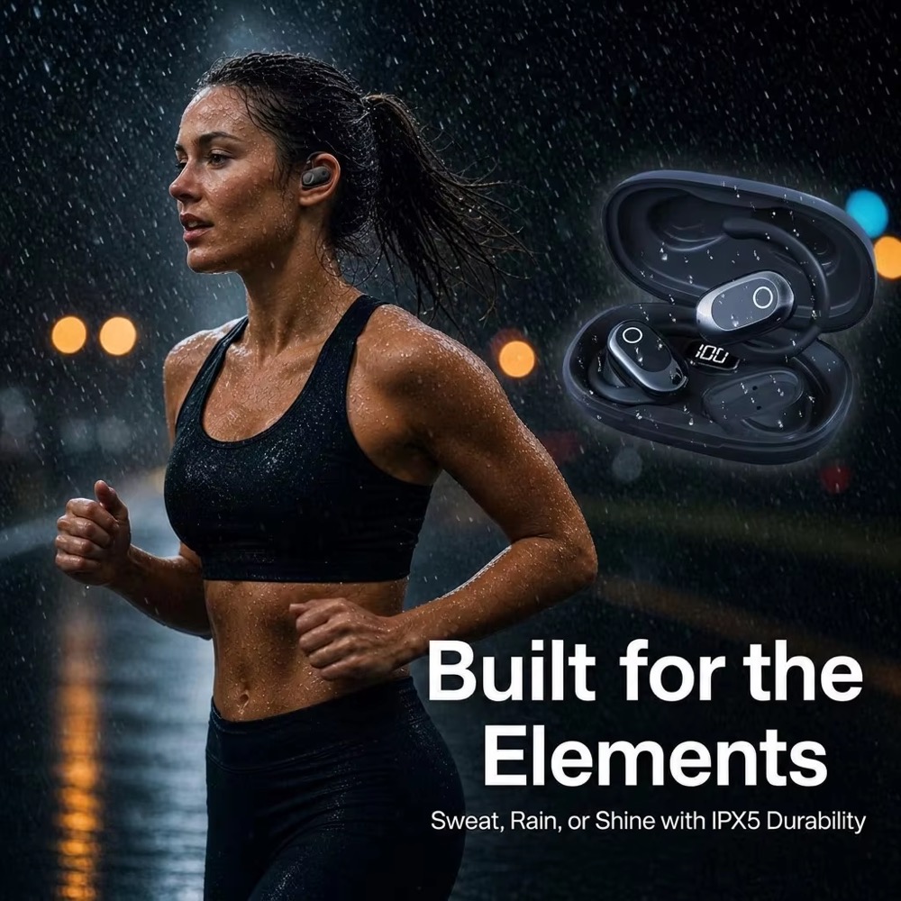 OWS Headset and Wireless Earph - Bone Conduction Running Headphones ulasan dan harga