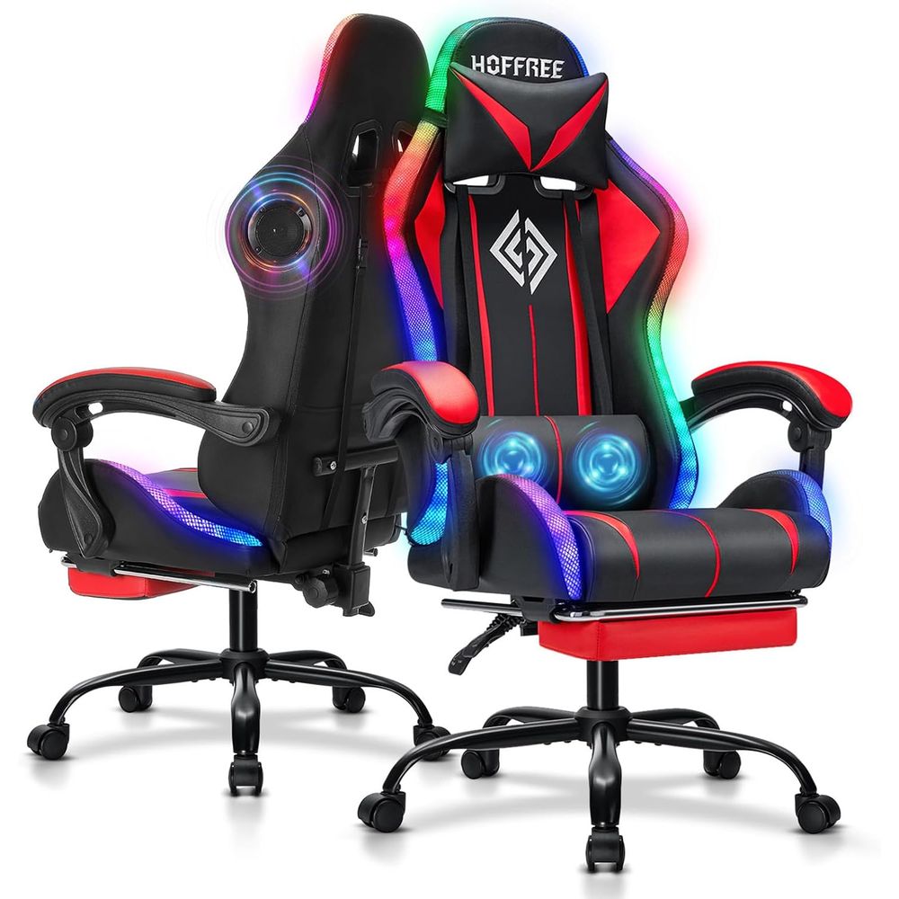 RGB Gaming Chair with Bluetoot - Speakers ulasan dan harga