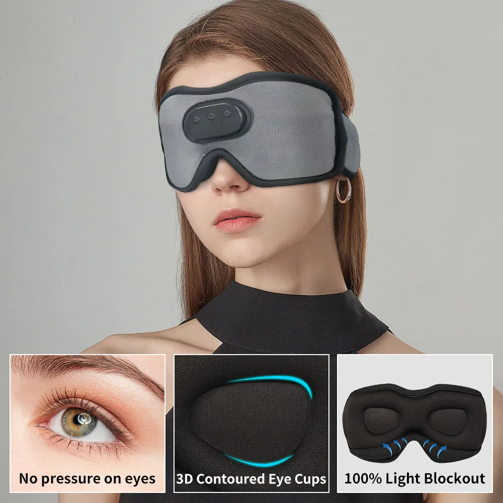 Premium Bluetooth Sleep Eye Ma - Sleep Mask Headphones Bluetooth ulasan dan harga