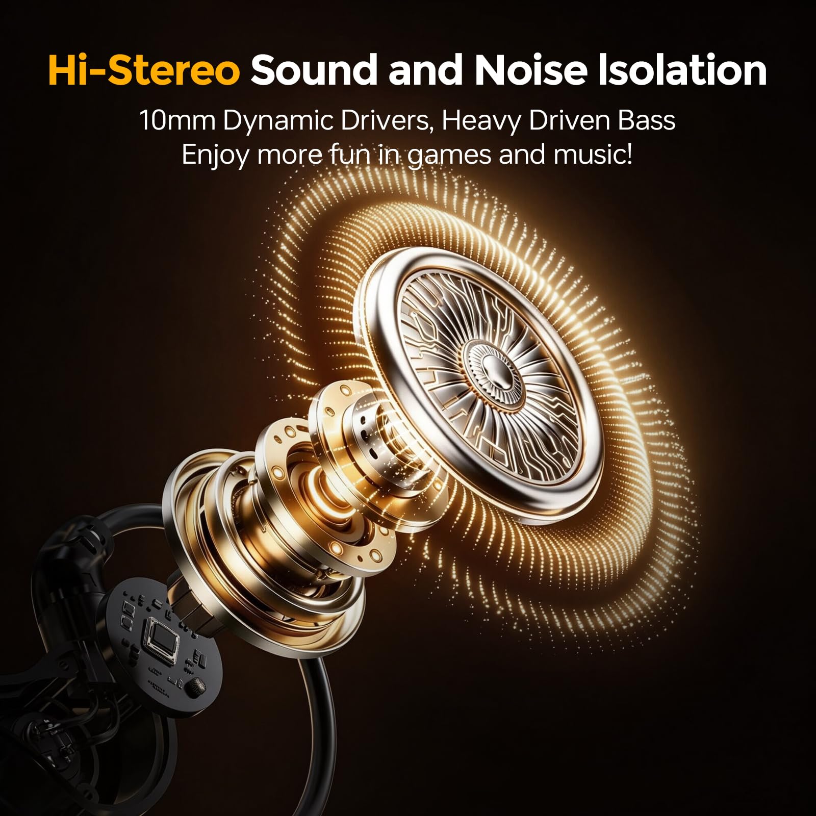 3.5mm / Type-C Wired Gaming Ea - Type C Wired Earphones With Mic ulasan dan harga
