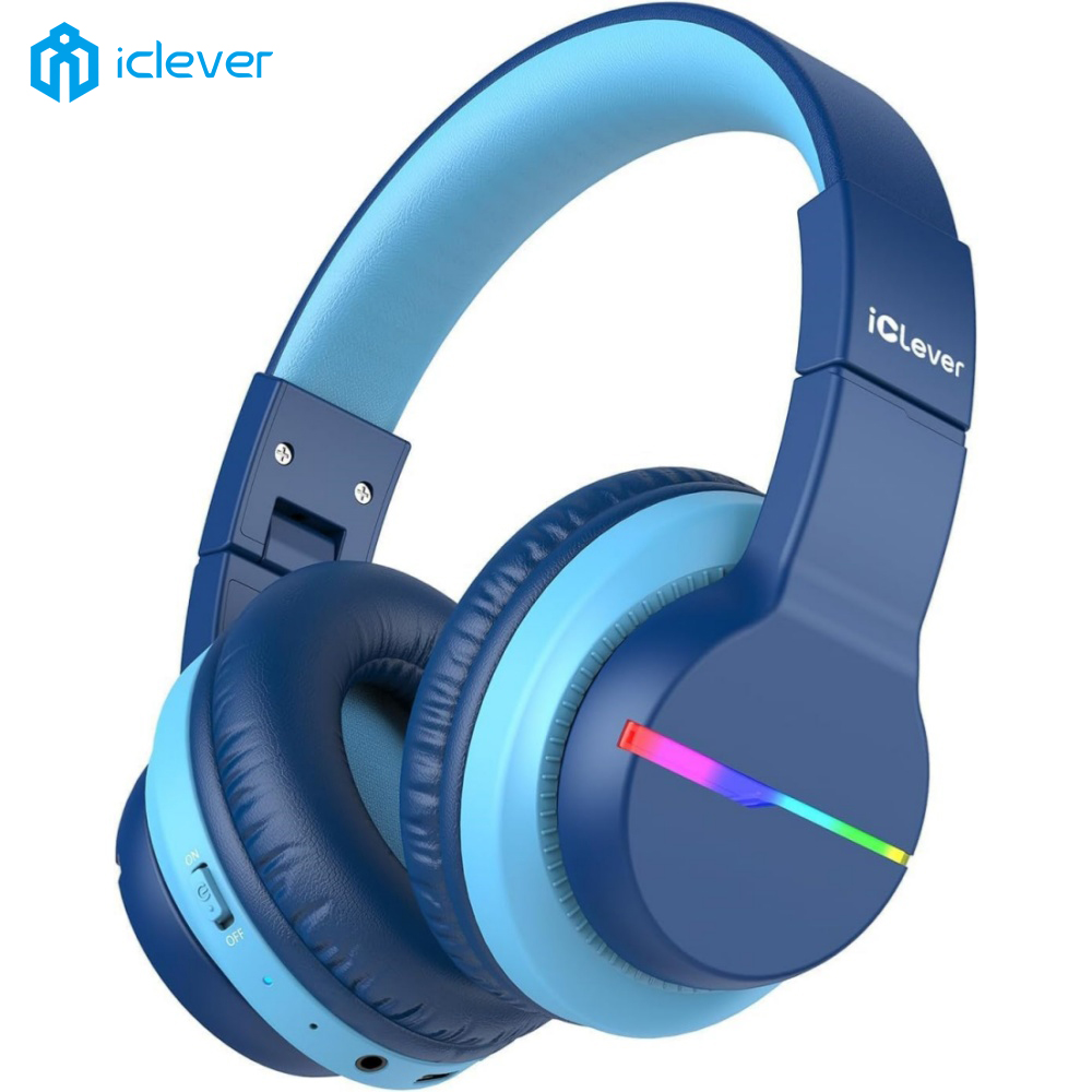 iClever BTH12 Kids Bluetooth H - Anc Wireless Over Ear Headphones ulasan dan harga