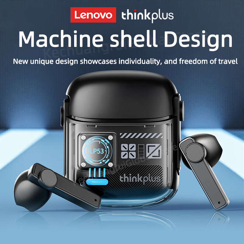 Lenovo LP53 Wireless Bluetooth - Type C Wired Earphones With Mic ulasan dan harga