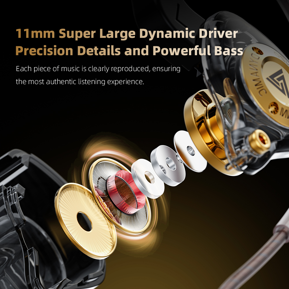 QKZ 15D Dynamic Surround Sound - In Ear Monitors For Singers ulasan dan harga