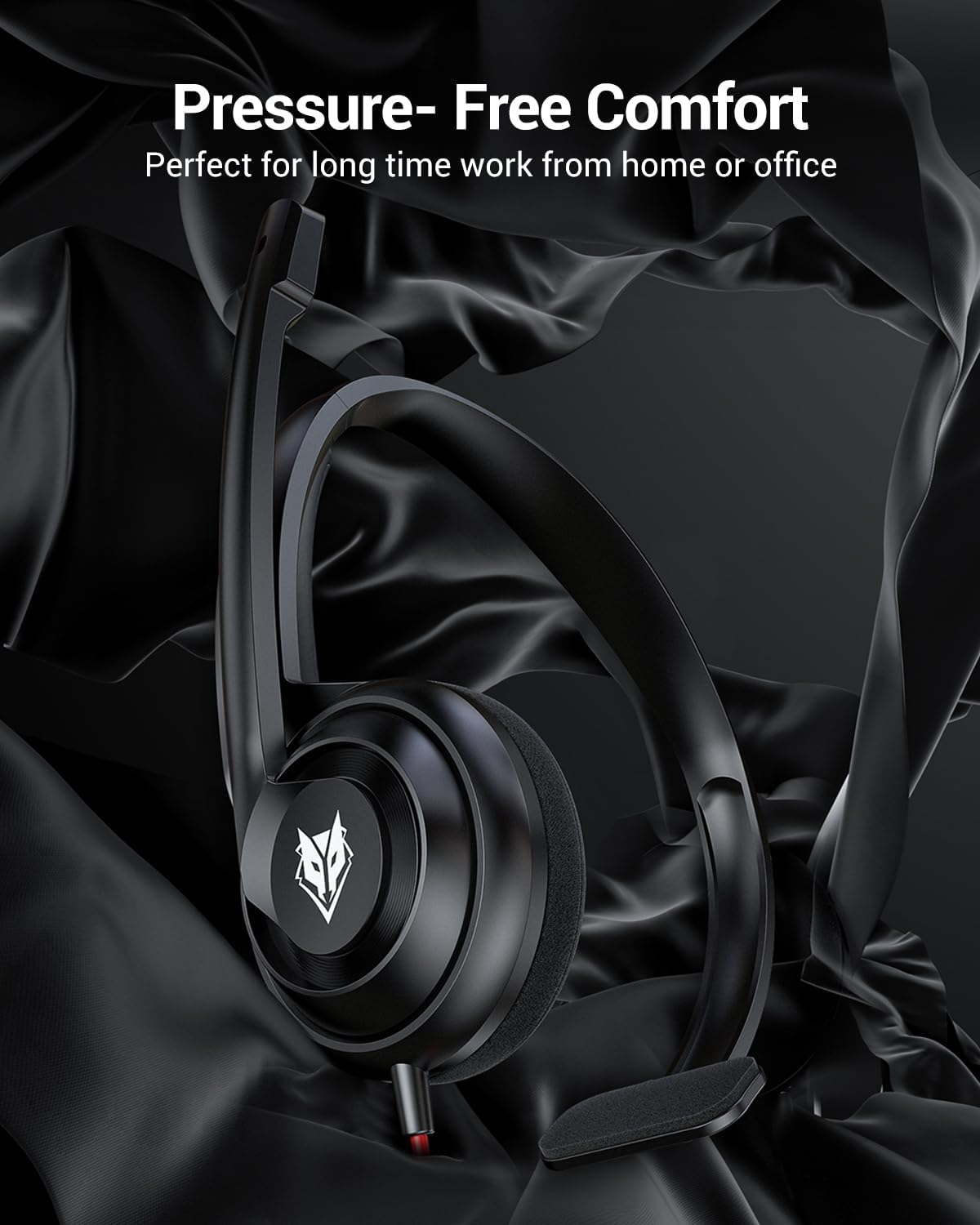 NUBWO HW02 USB Headset with Mi - Type C Wired Earphones With Mic ulasan dan harga