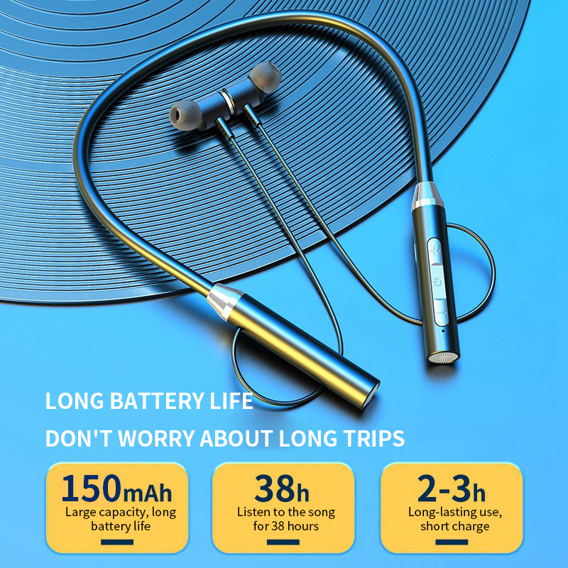 Wireless Headphones Bluetooth  - Magnetic Neckband Sports Earphones ulasan dan harga