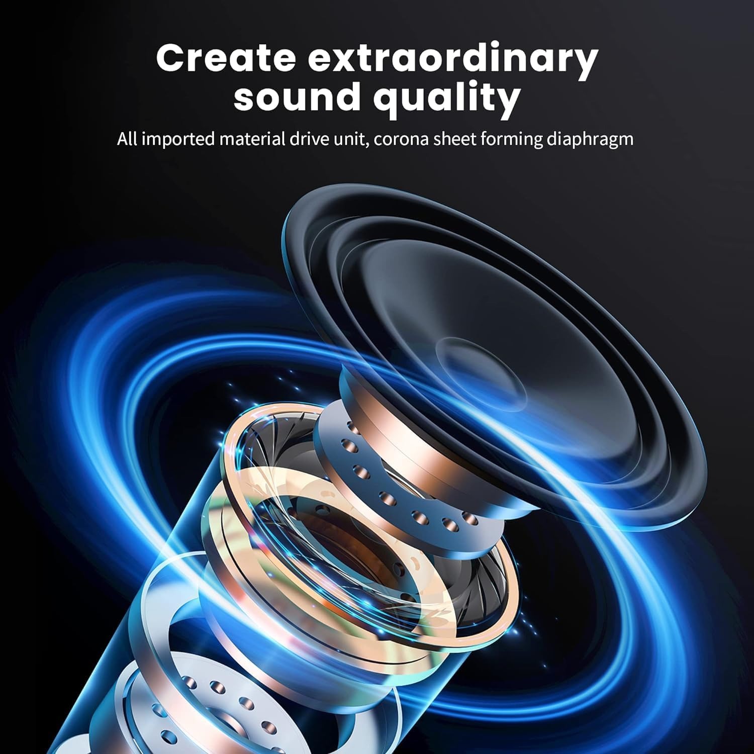#Wireless Bluetooth 5.3 Headph - Anc Wireless Over Ear Headphones ulasan dan harga