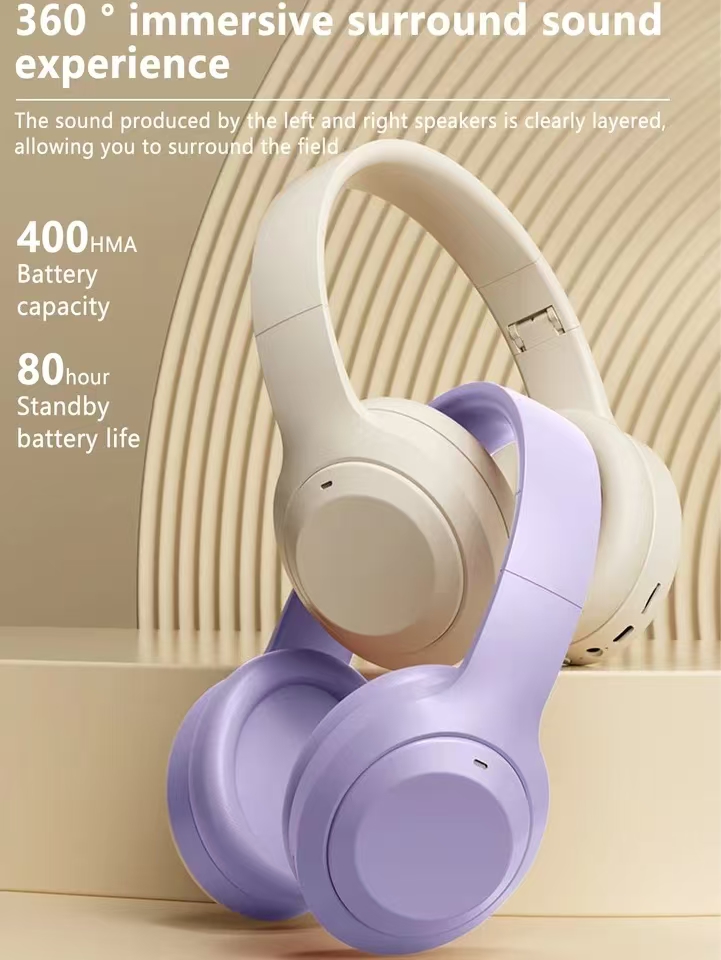 #Wireless Bluetooth 5.3 Headph - Anc Wireless Over Ear Headphones ulasan dan harga